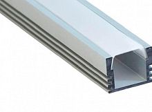 Профиль для светодиодной ленты накладной квадратный Feron CAB261 2000x16x12мм, 200см картинка 